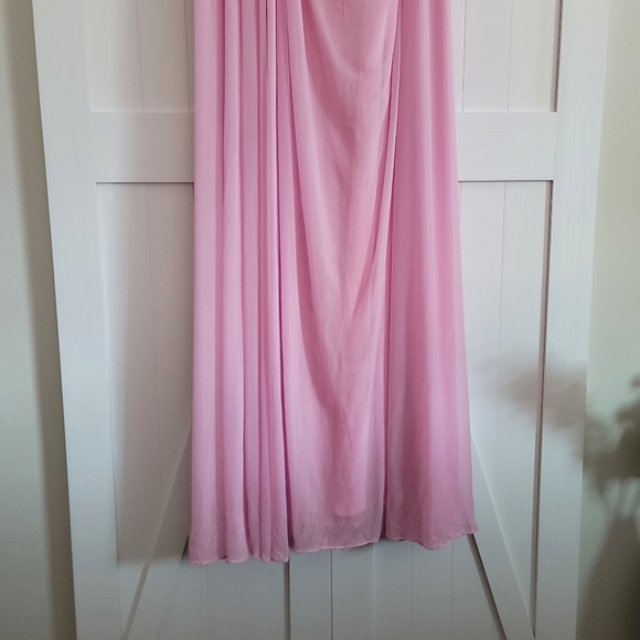 NWT Azazie Evalin Formal Dress | Size 14 Candy Pink - Picture 10 of 13